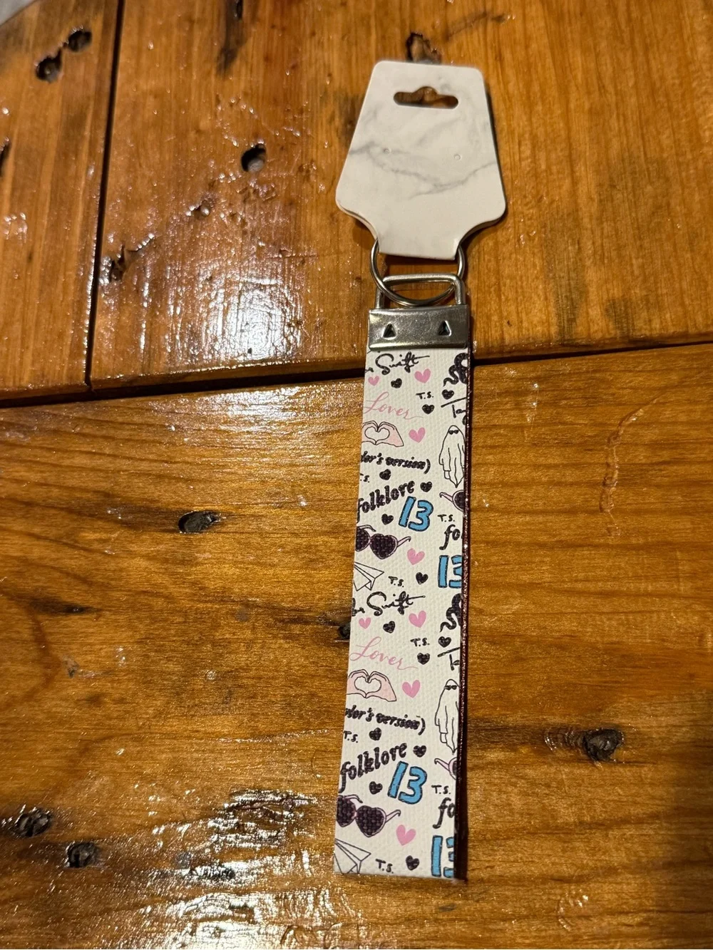 Taylor swift inspired keychain. NWT